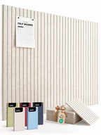 Vivelda limestone felt bulletin board 12-tile set 48x36 inch to replace cork board tiles